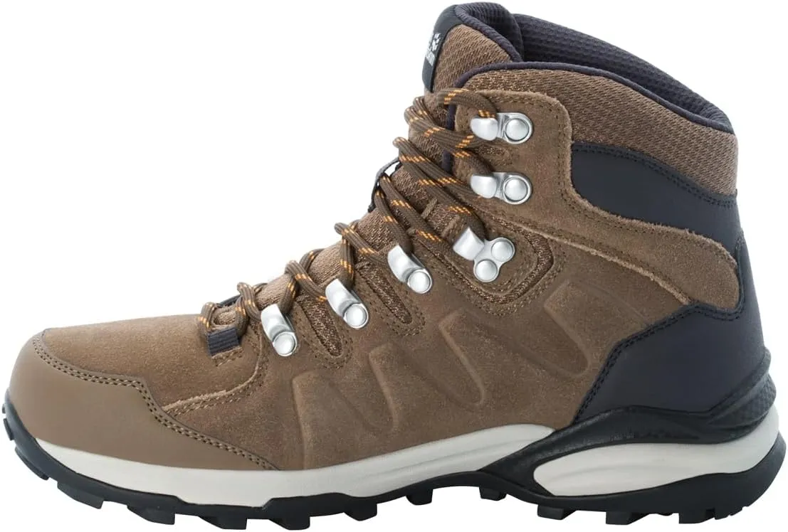 Jack Wolfskin Women's Refugio Texapore Mid Hiking Shoe Backpacking Boot, 37.5 EU