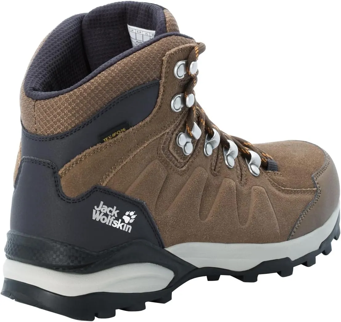 Jack Wolfskin Women's Refugio Texapore Mid Hiking Shoe Backpacking Boot, 37.5 EU