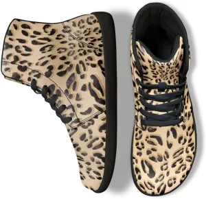 Jeiento Animal Print Barefoot High Top Sneaker Tennis Shoes Comfort Sports Fitness Running Shoes for Men
