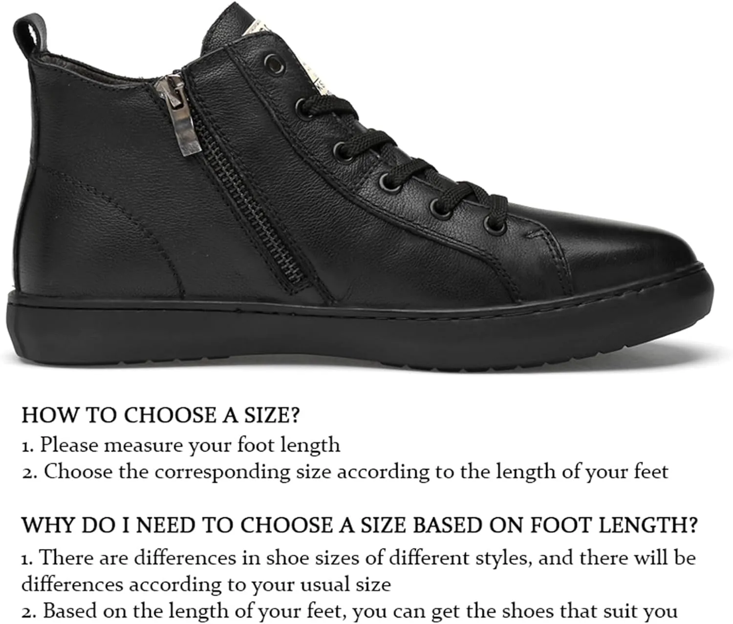 JiuQing Men's Fashion Dress Sneaker High Top Lace-Up Oxfords Side Zipper Casual