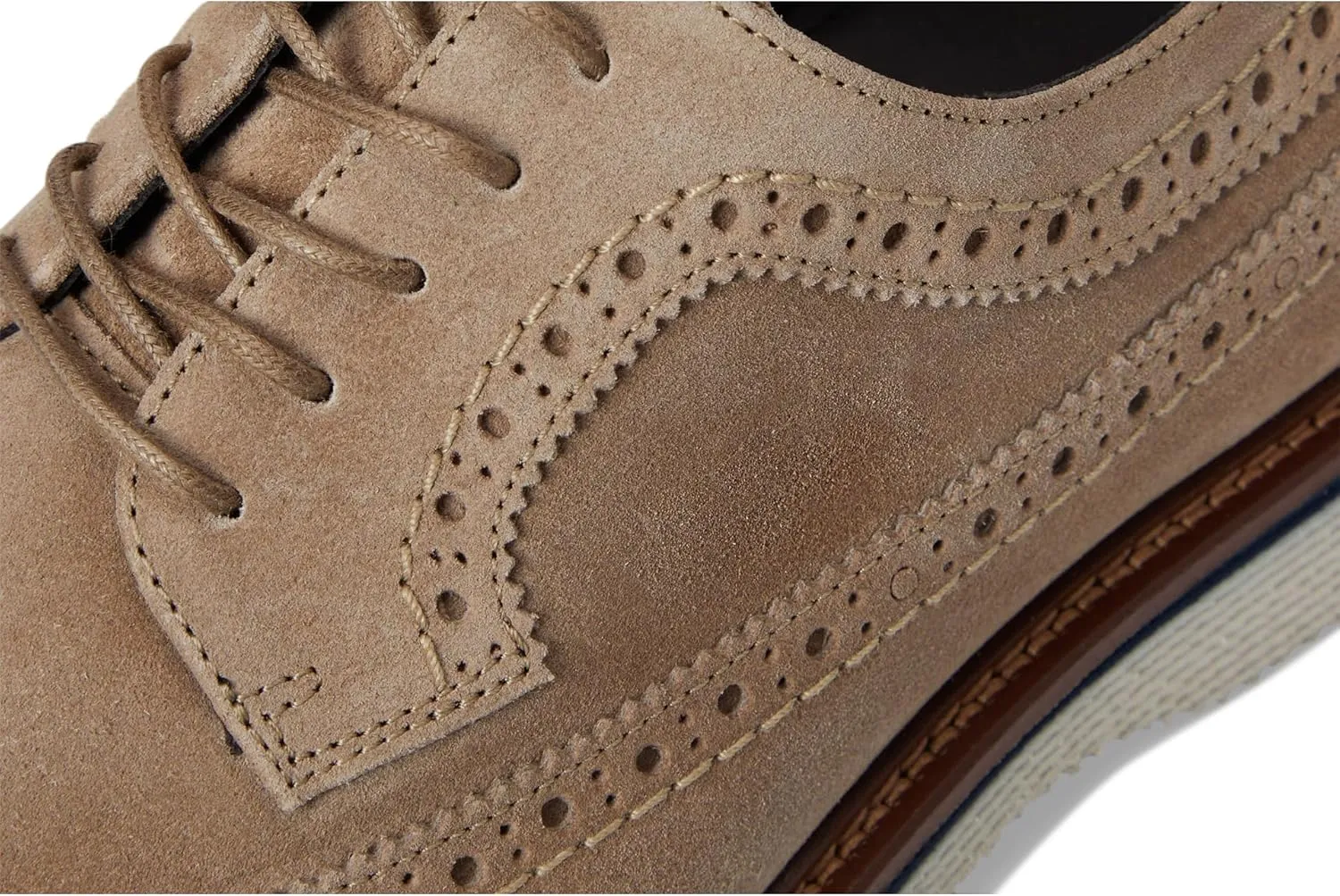 Johnston & Murphy Jenson Longwing Lace-Up Dress Casual Shoe