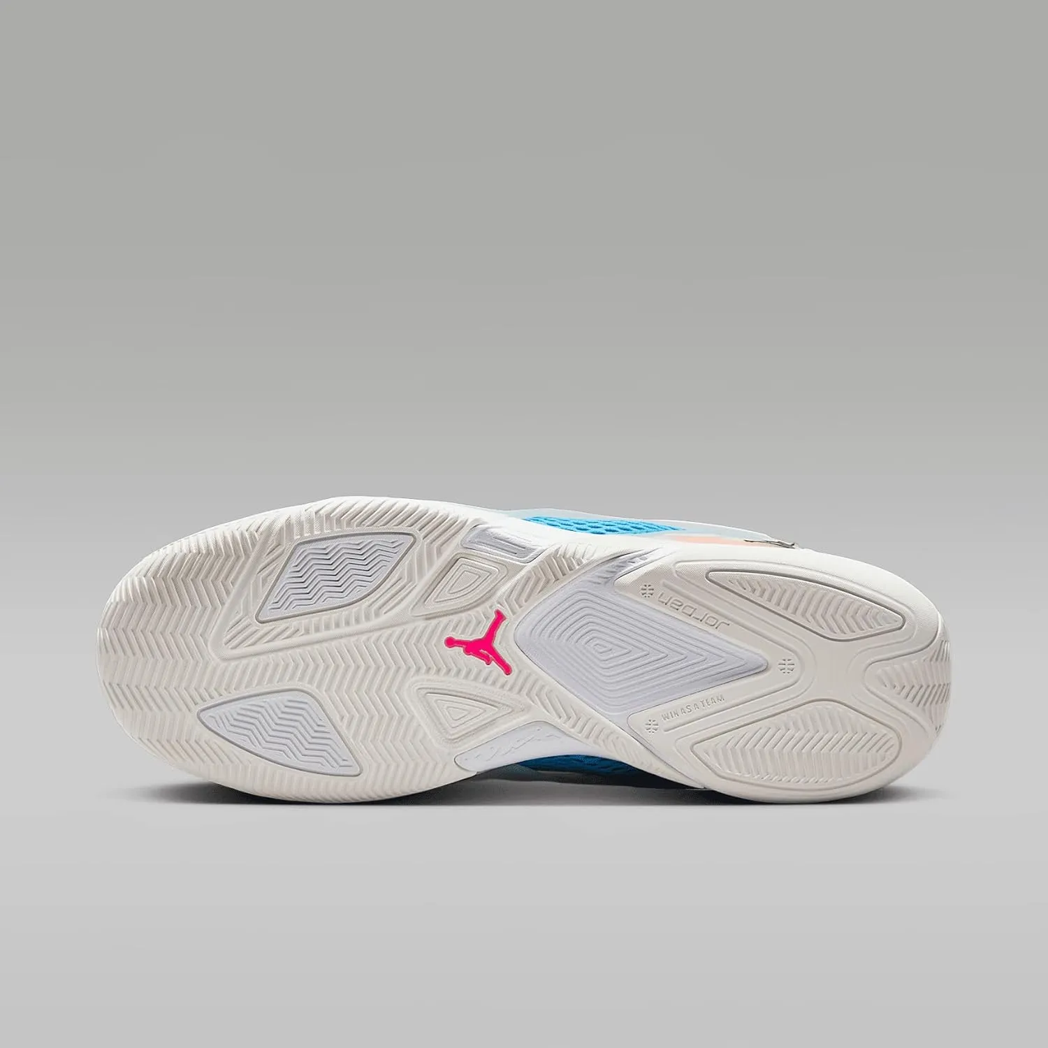 Jordan Heir Series Basketball Shoes (FQ3858-100, Sail/Dark Powder Blue/Volt/Black)