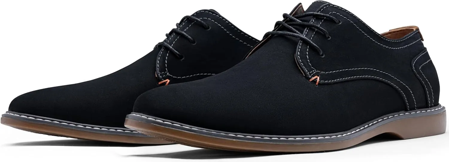 Jousen Men's Casual Dress Shoes Suede Business Classic Dress Shoes for Men