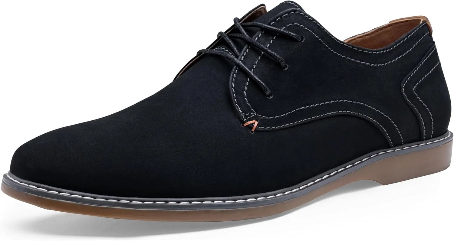 Jousen Men's Casual Dress Shoes Suede Business Classic Dress Shoes for Men