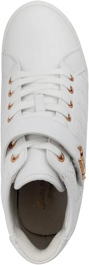 Juicy Couture Women's Platform Wedge Sneakers High-Top Shoes-Journey