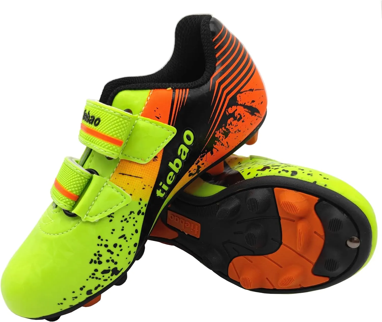 Kid's Cleat Soccer Turf Football Boots Athletic Outdoor & Indoor Sports Shoes for Boys Girls