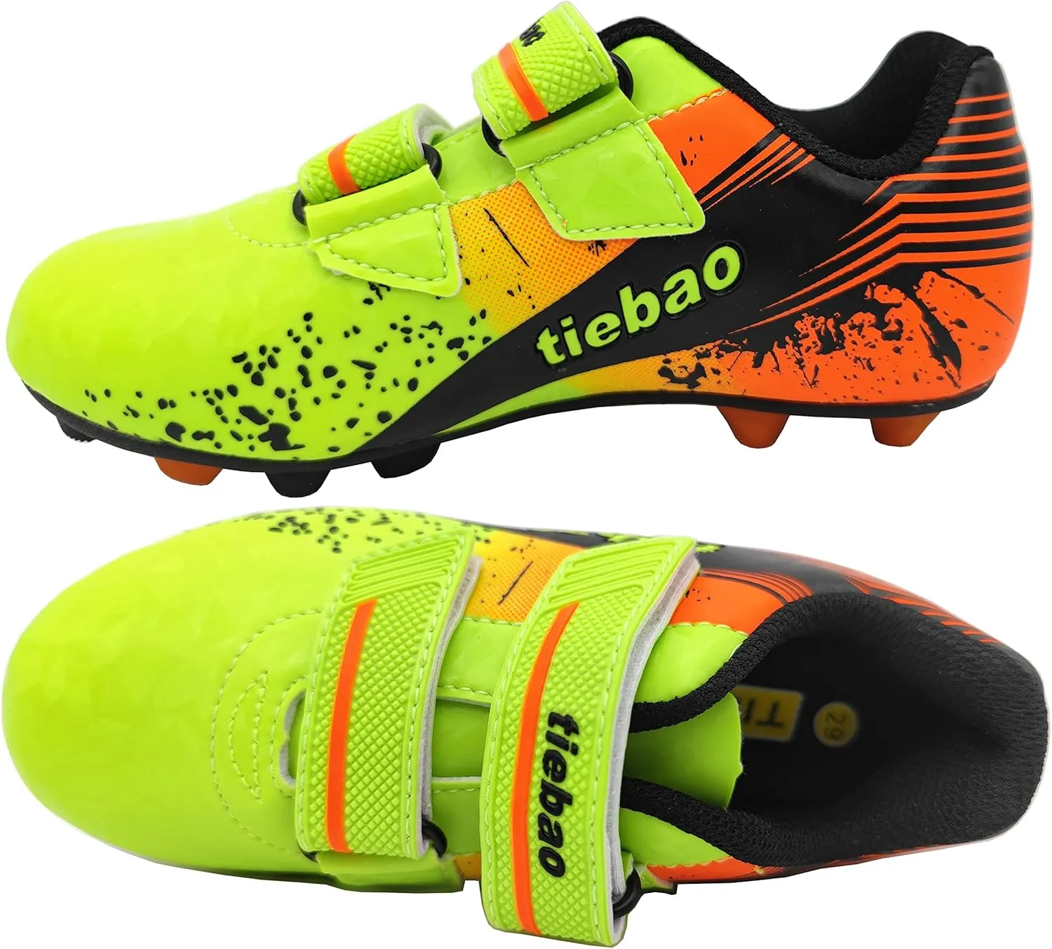 Kid's Cleat Soccer Turf Football Boots Athletic Outdoor & Indoor Sports Shoes for Boys Girls