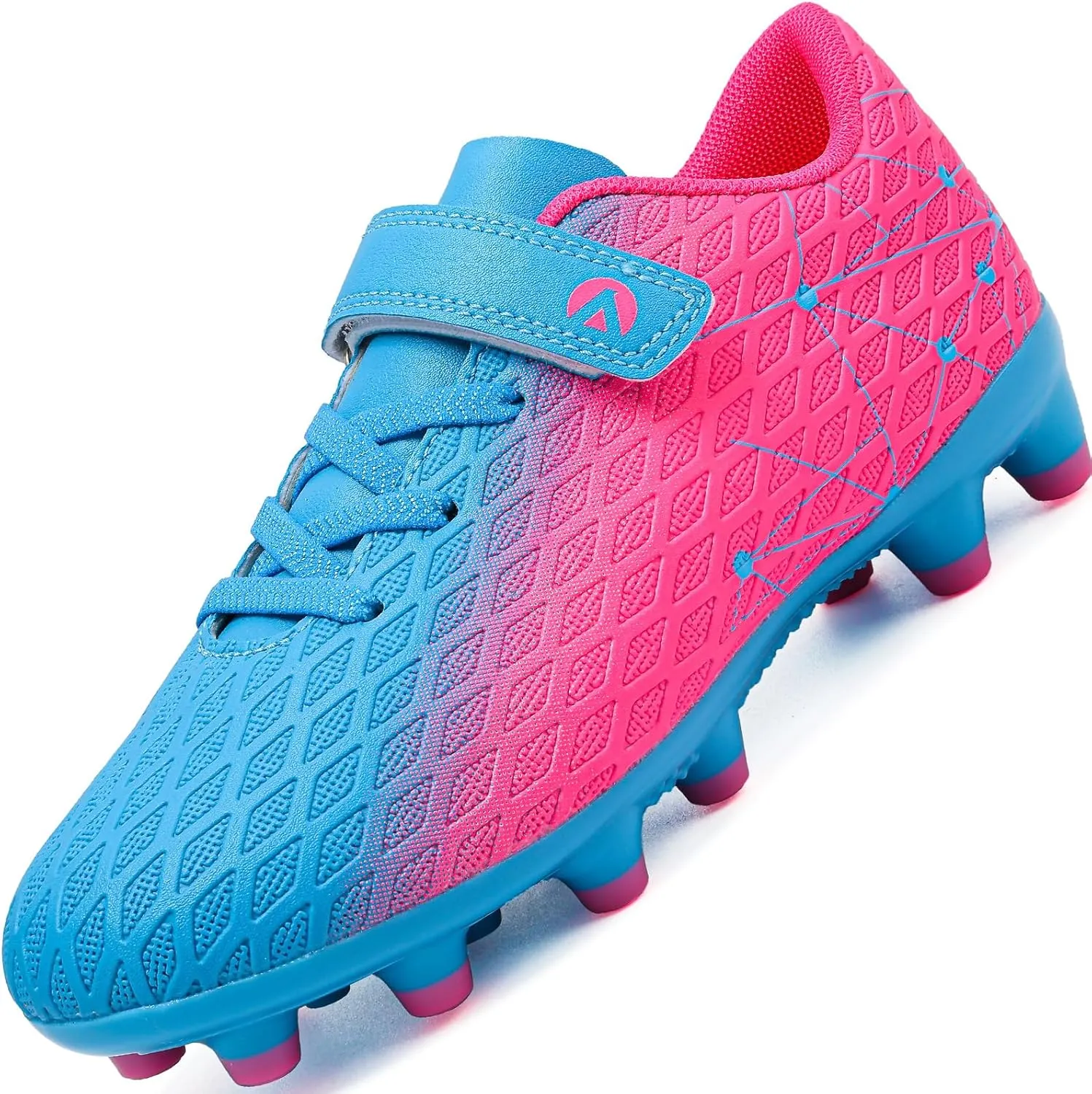 Kids Soccer Cleats Boys Girls Firm Ground Soccer FG/AG Soccer Athletic Outdoor Football Shoes Youth Turf Soccer Cleat Soccer Shoes for Little/Big Kid