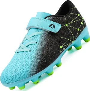 Kids Soccer Cleats Boys Girls Firm Ground Soccer FG/AG Soccer Athletic Outdoor Football Shoes Youth Turf Soccer Cleat Soccer Shoes for Little/Big Kid