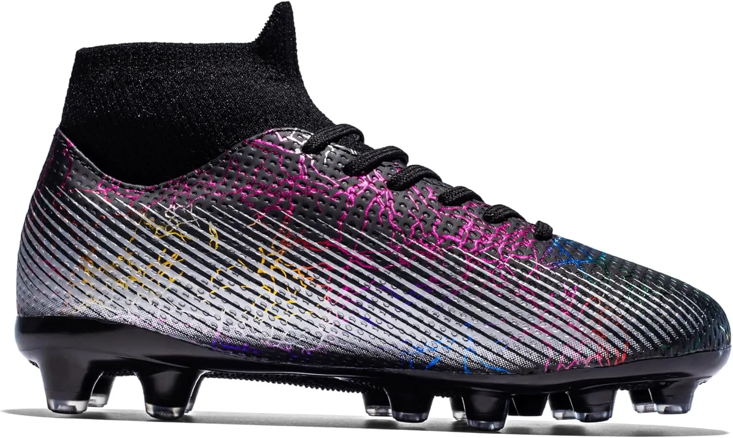Kid's Soccer Cleats Boys Girls Football Shoes Youth Soccer Shoes High-Top Outdoor Training AG