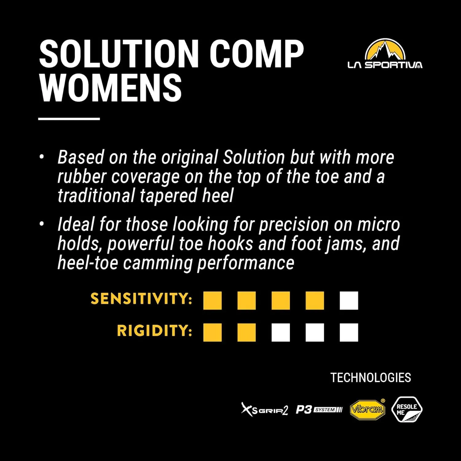 La Sportiva Womens Solution Comp Rock Climbing Shoes