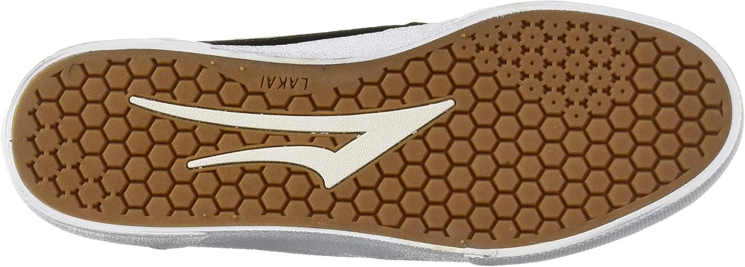 Lakai Footwear Cambridge Grey Suedesize Tennis Shoe, Grey Suede