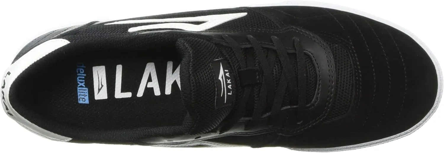 Lakai Footwear Cambridge Grey Suedesize Tennis Shoe, Grey Suede