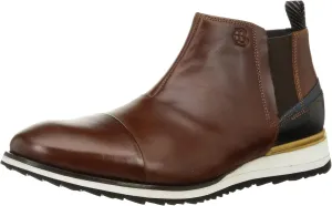 LANVIN en Bleu Men's High Top Sneaker
