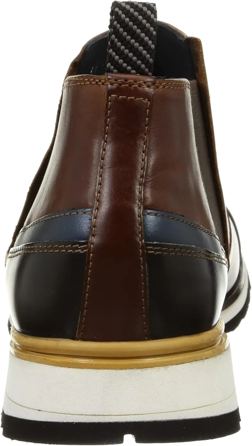 LANVIN en Bleu Men's High Top Sneaker