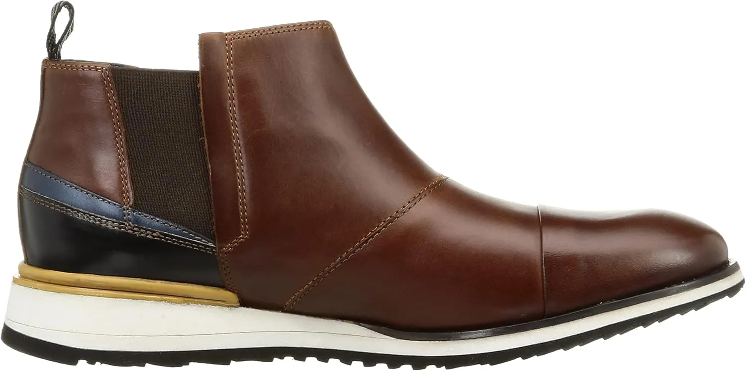 LANVIN en Bleu Men's High Top Sneaker