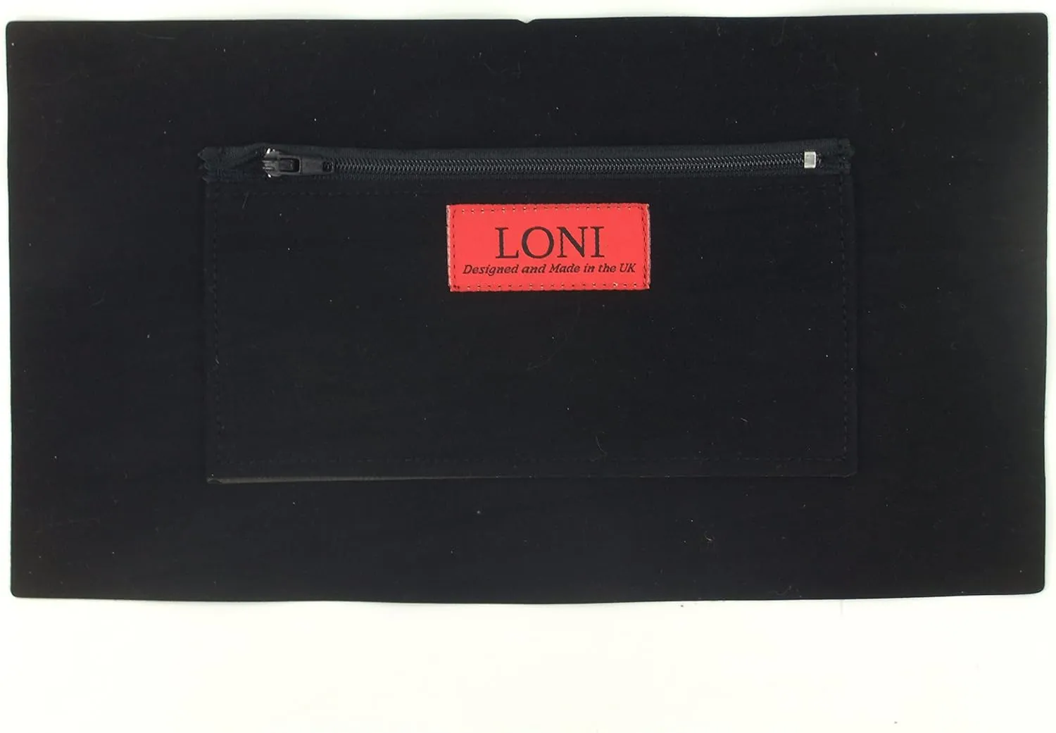 LONI Womens Neat Envelope Faux Suede Clutch Bag/Shoulder Bag