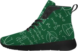 Math Shoes for Men Women Teacher High Top Sneakers Walking Shoes Gifts for Mom Dad