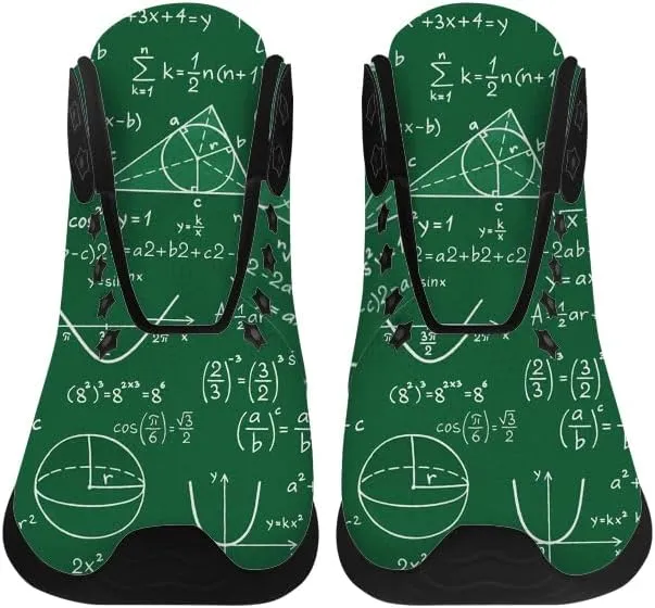 Math Shoes for Men Women Teacher High Top Sneakers Walking Shoes Gifts for Mom Dad