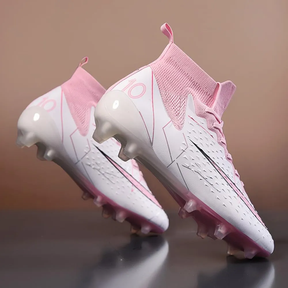 Maylrvjv Men's Soccer Cleats Football Shoes Comfortable Indoor and Outdoor Training Sports Sneakers