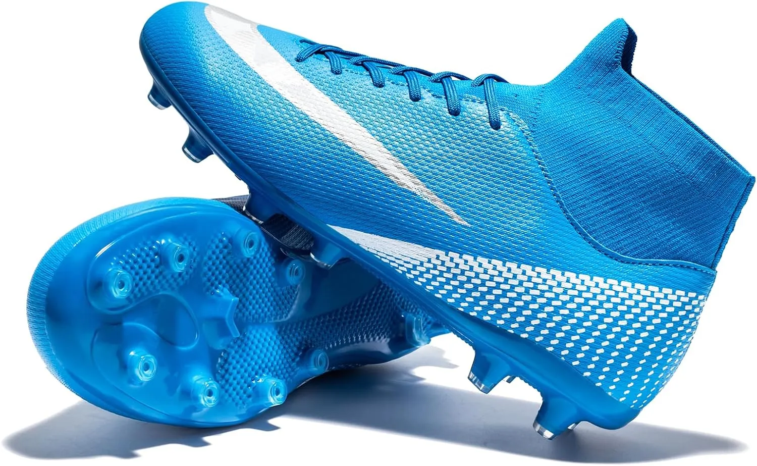Men’s Soccer Shoes Cleats Professional High Top Breathable Training Sneakers