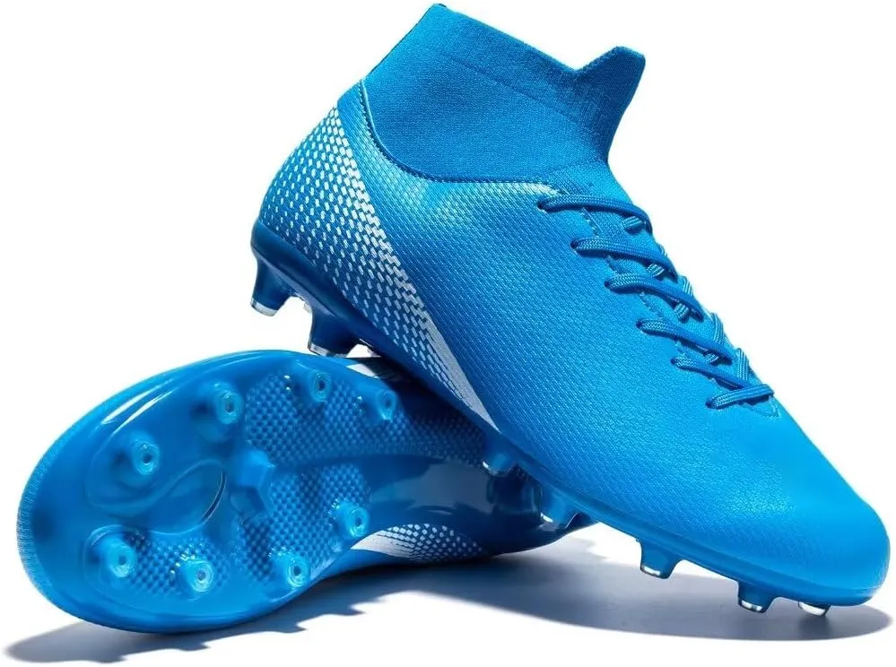 Men’s Soccer Shoes Cleats Professional High Top Breathable Training Sneakers