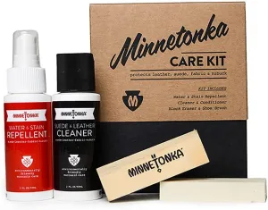 Minnetonka Care Kit – Complete Shoe Cleaning & Protection Set for Suede and Leather