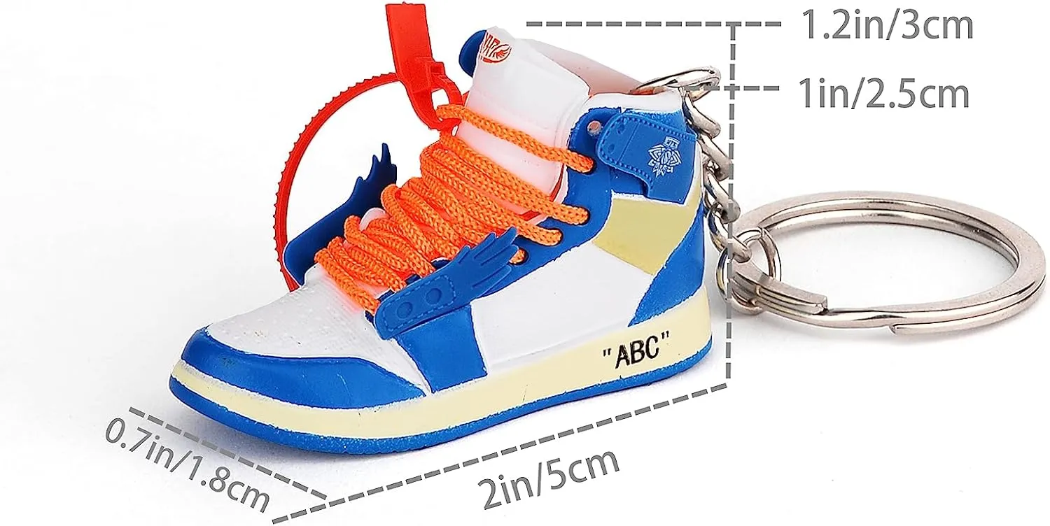MPK 3D Sneaker Keychain for Men & Women retro in beautiful package Boyfriend and Girlfriend Perfect Valentine's Day Gift