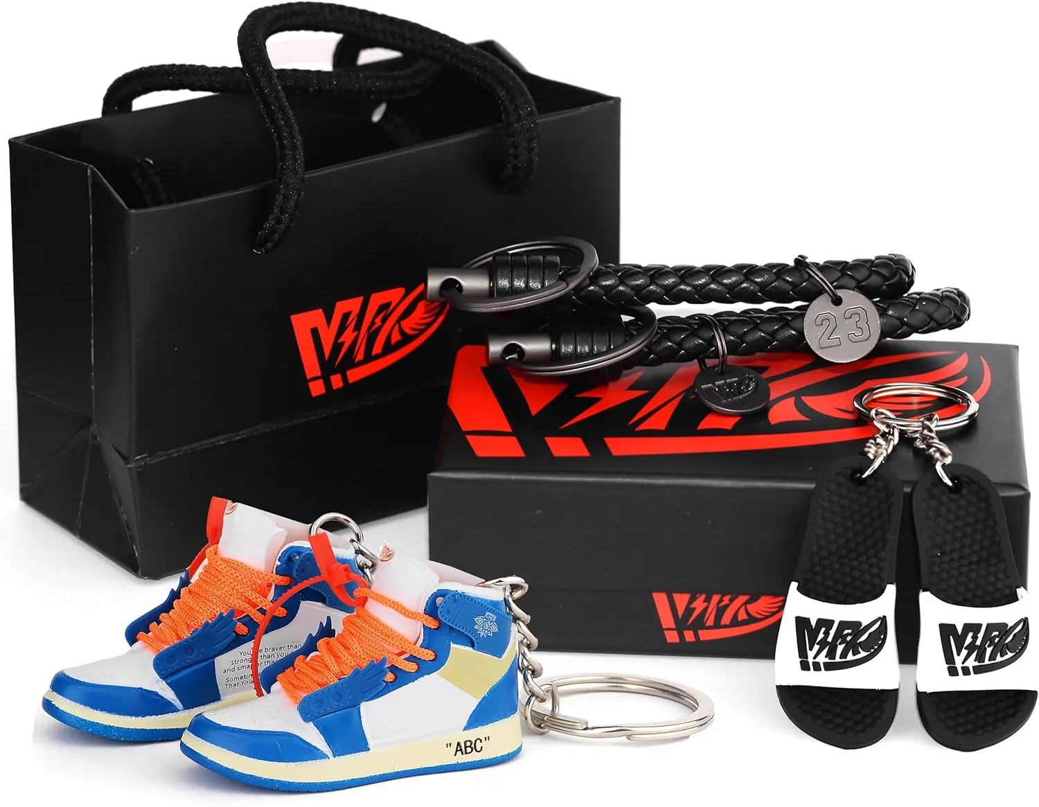 MPK 3D Sneaker Keychain for Men & Women retro in beautiful package Boyfriend and Girlfriend Perfect Valentine's Day Gift