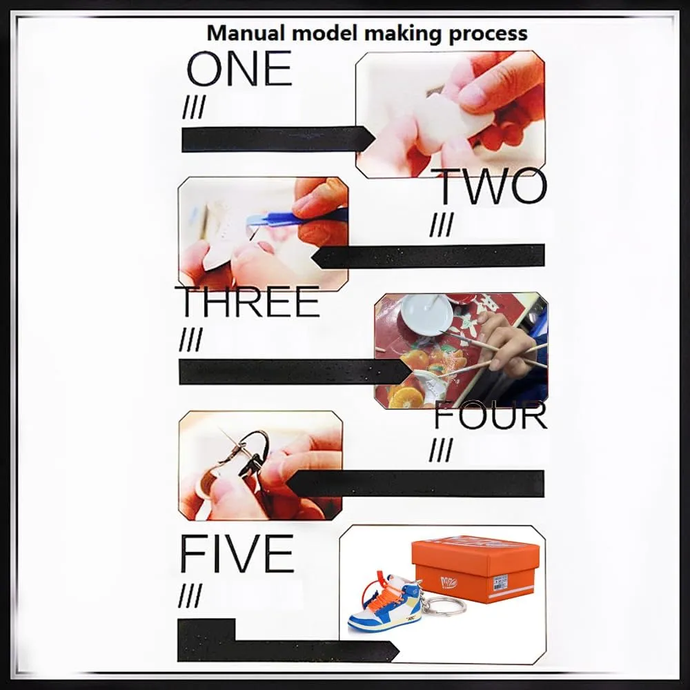 MPK 3D Sneaker Keychain for Men & Women retro in beautiful package Boyfriend and Girlfriend Perfect Valentine's Day Gift
