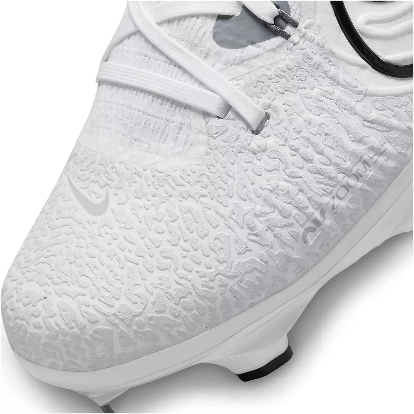 Nike Alpha Huarache NXT DJ6517-010 Black/Dark Smoke Grey/Light Smoke Grey/White Men's Metal Baseball Cleats 10.5 US