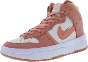 Nike Dunk High Up Womens Shoes Size 8.5, Color: Sail/Cimson Bliss-Pink