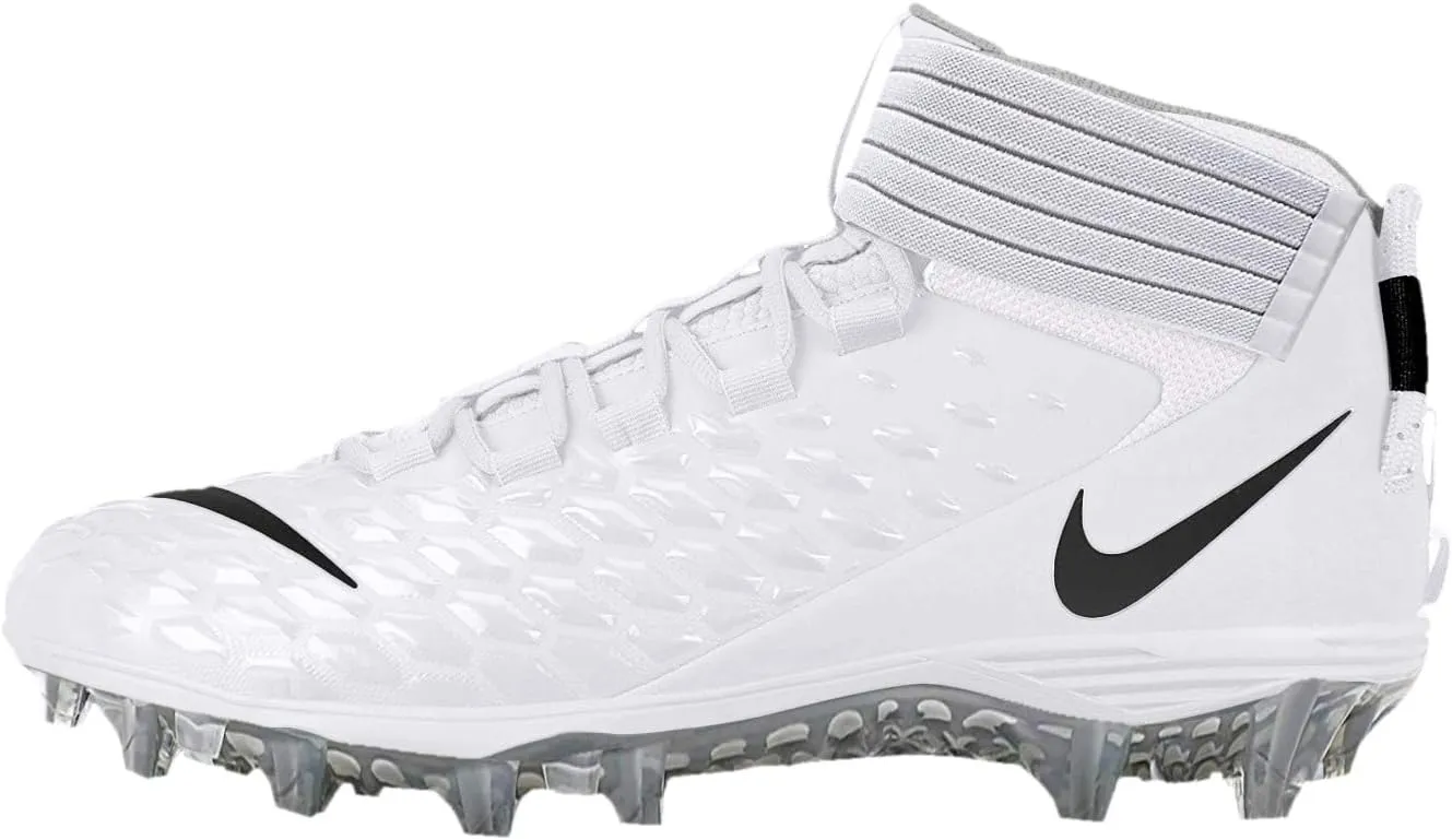 Nike Force Savage Pro BV3969-100 White-Orange-Black Men's Football Cleats