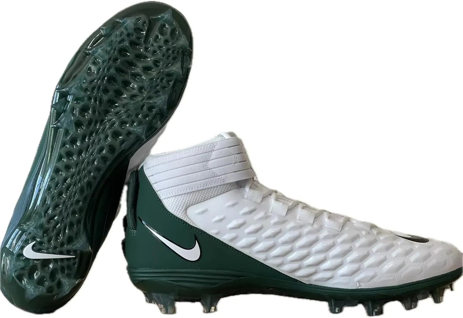 Nike Force Savage Pro BV3969-100 White-Orange-Black Men's Football Cleats