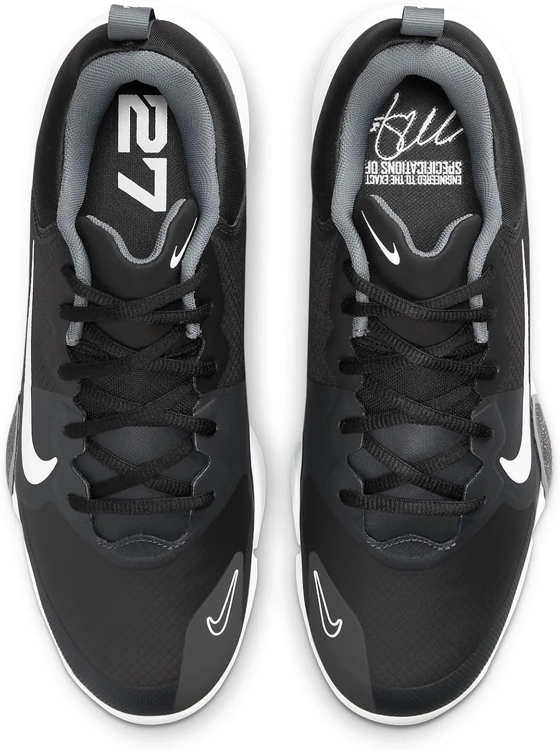 Nike Force Zoom Trout 9 Pro Low Metal Baseball Cleats, 7.5