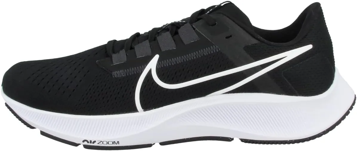 Nike Men's Air Zoom Pegasus 38 Running Shoe, Black White Anthracite Volt, 15