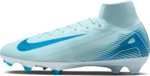 Nike Mercurial Superfly 10 Elite FG High-Top Soccer Cleats (FQ1454-400, Glacier Blue/Blue Orbit) Size 11