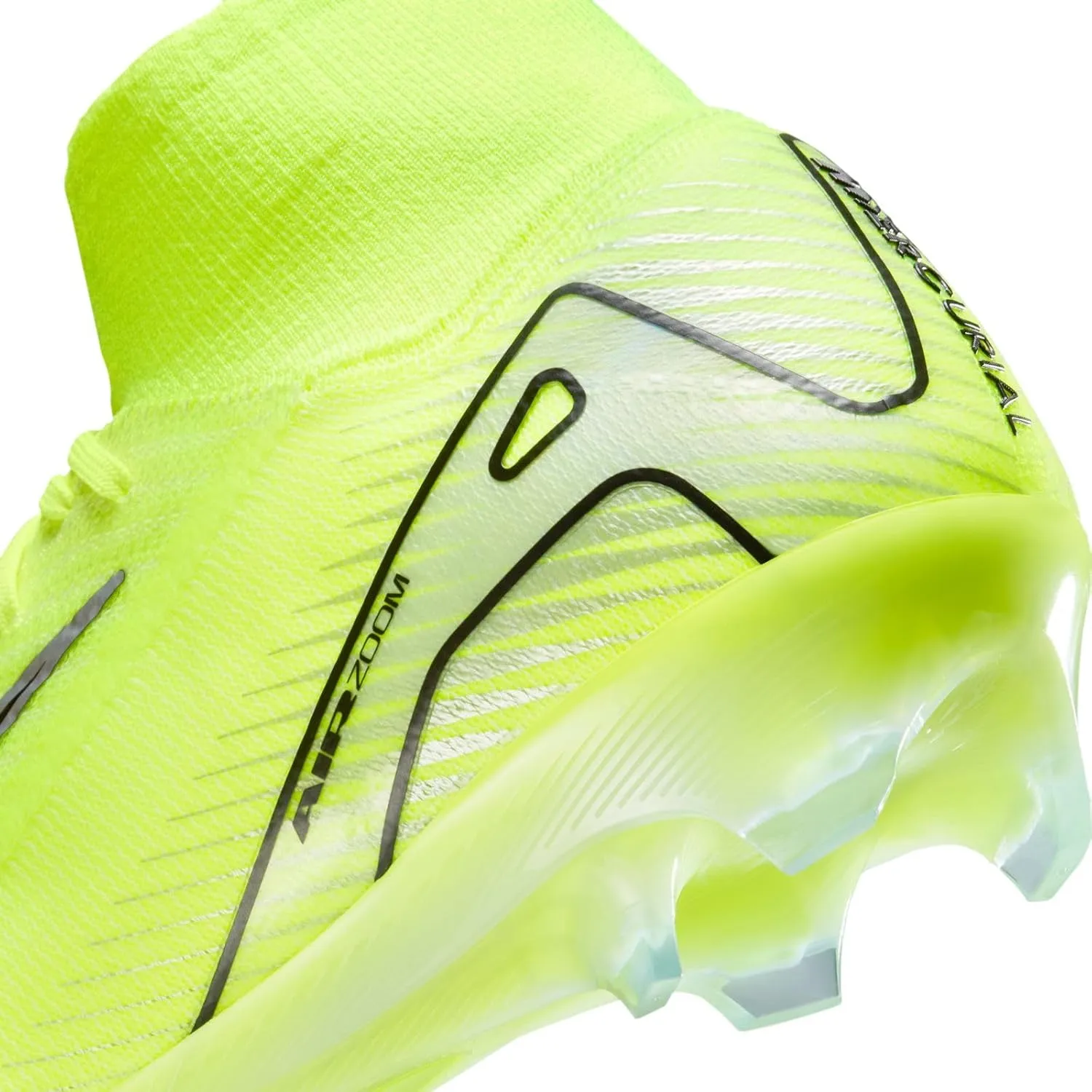Nike Mercurial Superfly 10 Elite FG High-Top Soccer Cleats (FQ1454-700, Volt/Black)