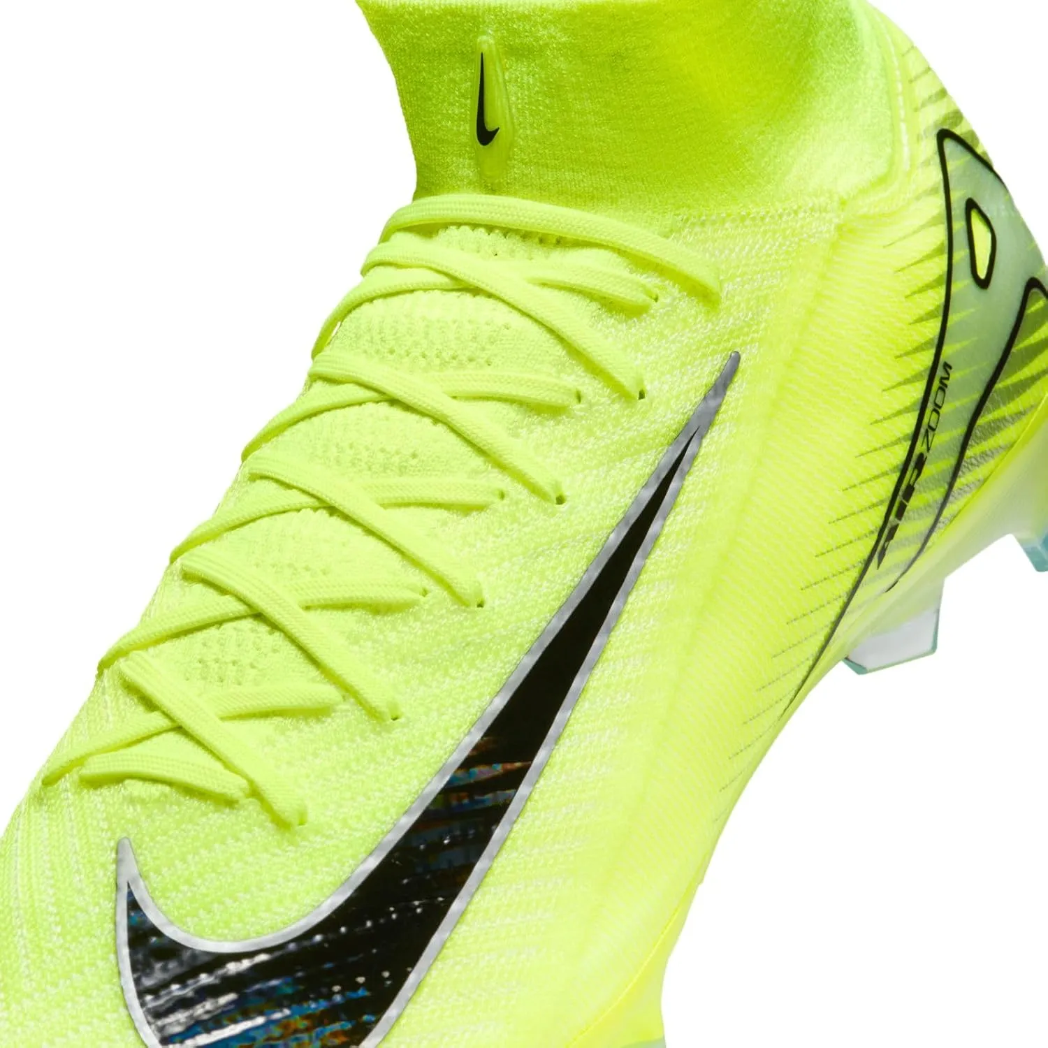Nike Mercurial Superfly 10 Elite FG High-Top Soccer Cleats (FQ1454-700, Volt/Black)