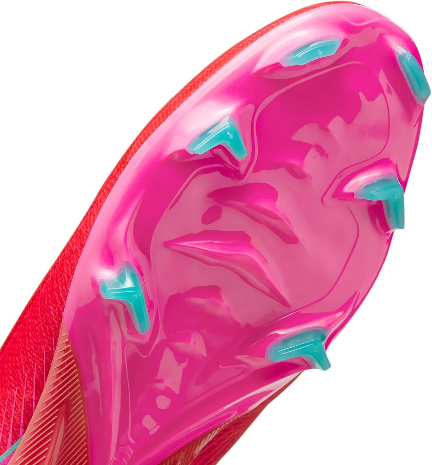 Nike Mercurial Vapor 16 Pro FG Low-Top Soccer Cleats (FQ8685-800, Ember Glow/Aurora Green)