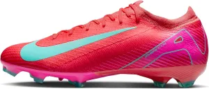 Nike Mercurial Vapor 16 Pro FG Low-Top Soccer Cleats (FQ8685-800, Ember Glow/Aurora Green)