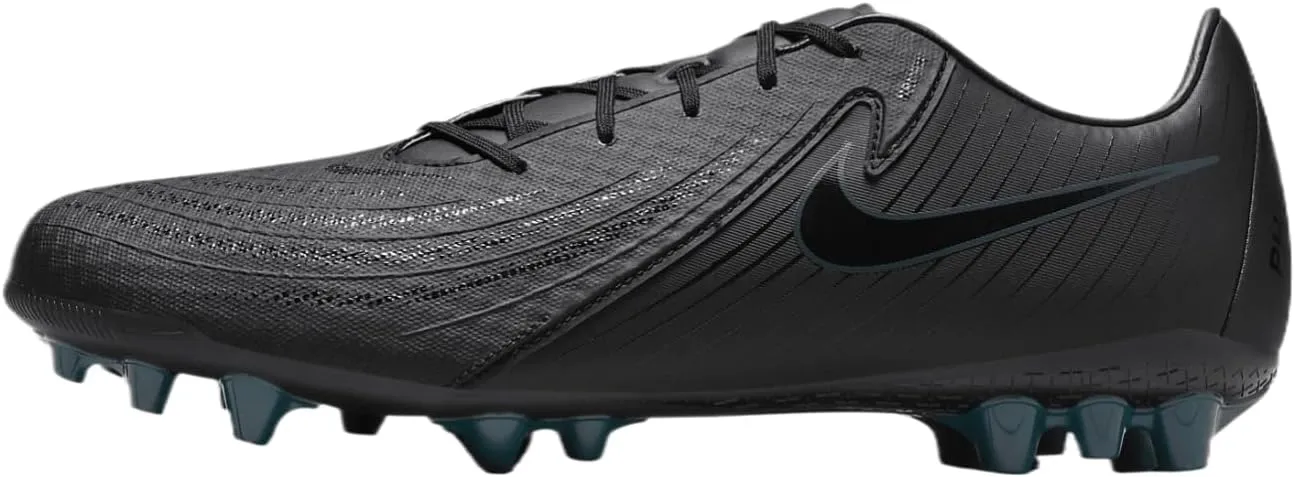 Nike Phantom GX 2 Academy AG Low-Top Soccer Cleats (FJ2552-002, Black/Deep Jungle/Black)