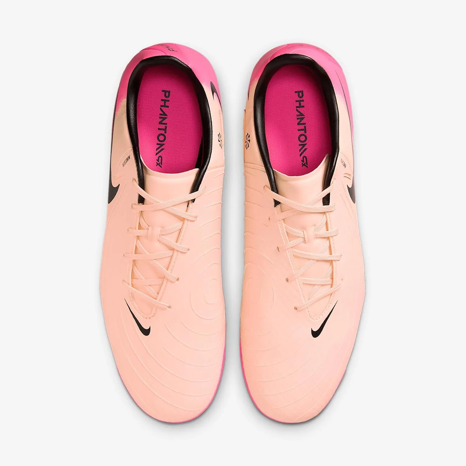 Nike Phantom GX 2 Academy AG Low-Top Soccer Cleats (FJ2552-800, Crimson Tint/Pink Blast/Black)