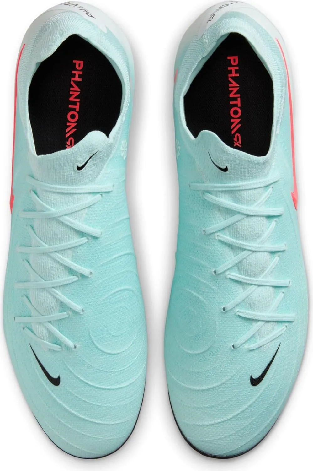 Nike Phantom GX 2 Pro AG Low-Top Soccer Cleats (FJ2582-300, Mint/Off Noir/Atomic Red)