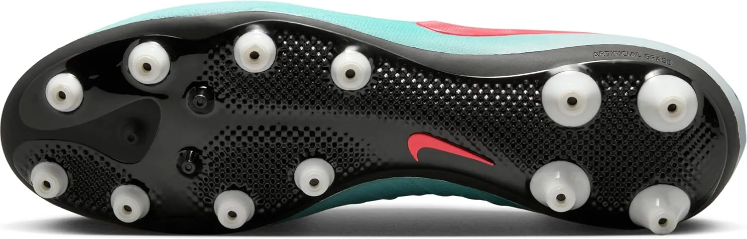 Nike Phantom GX 2 Pro AG Low-Top Soccer Cleats (FJ2582-300, Mint/Off Noir/Atomic Red)