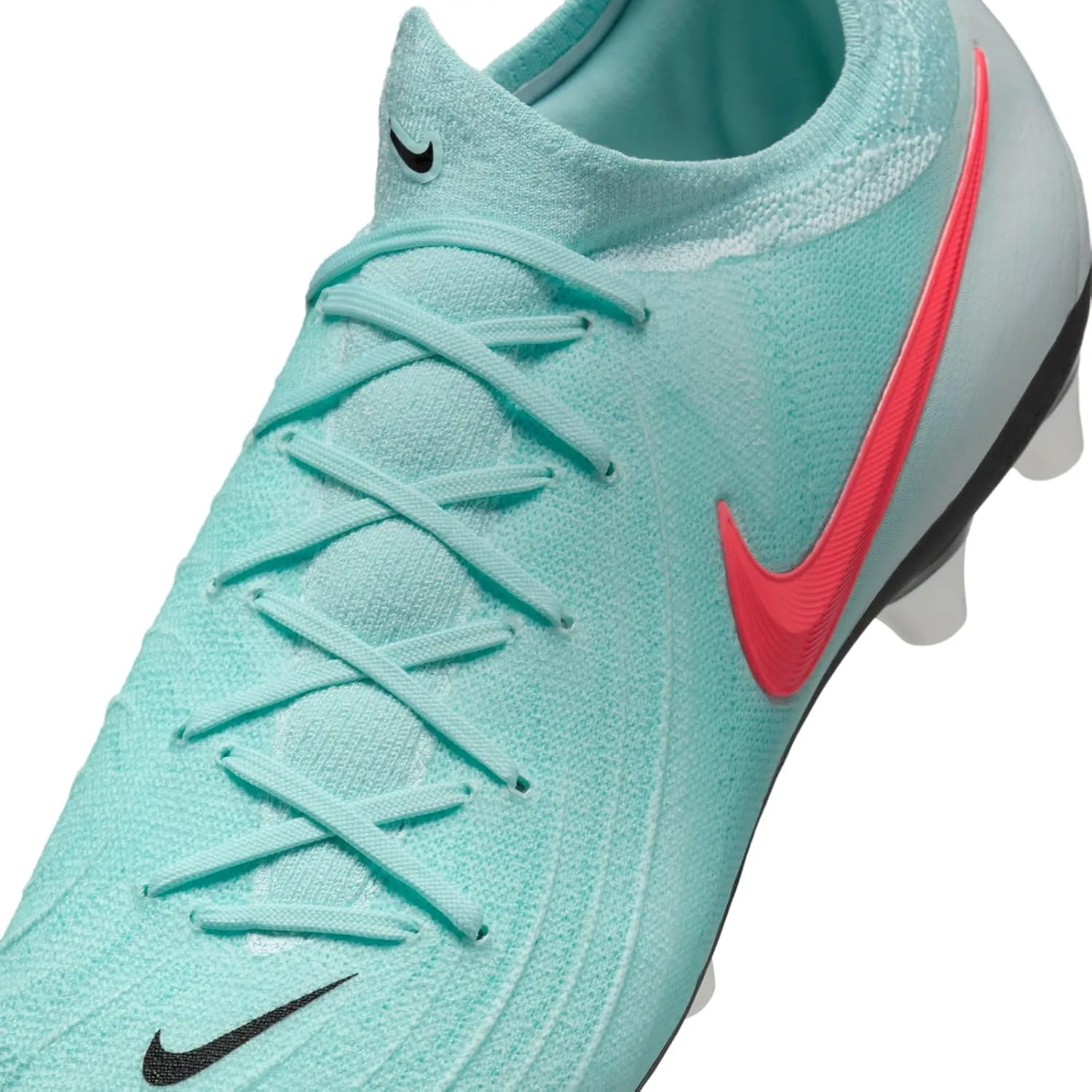Nike Phantom GX 2 Pro AG Low-Top Soccer Cleats (FJ2582-300, Mint/Off Noir/Atomic Red)