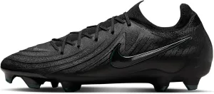 Nike Phantom GX 2 Pro FG Low-Top Soccer Cleats (FJ2563-002, Black/Deep Jungle/Black) Size 12.5