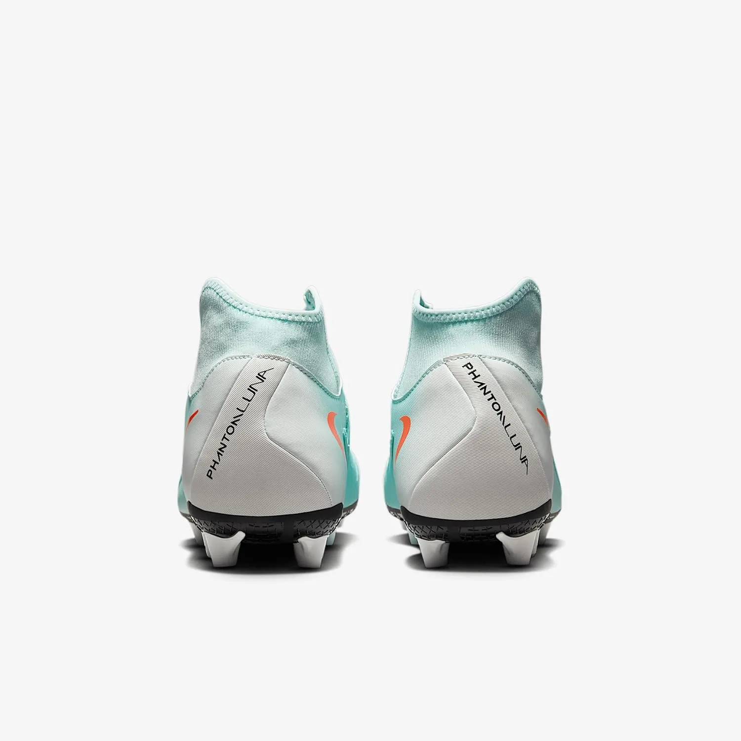Nike Phantom Luna 2 Academy AG High-Top Soccer Cleats (FJ2585-300, Mint/Off Noir/Atomic Red)