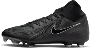 Nike Phantom Luna 2 Academy MG High-Top Soccer Cleats (FD6725-001, Black/Black) Size 4.5