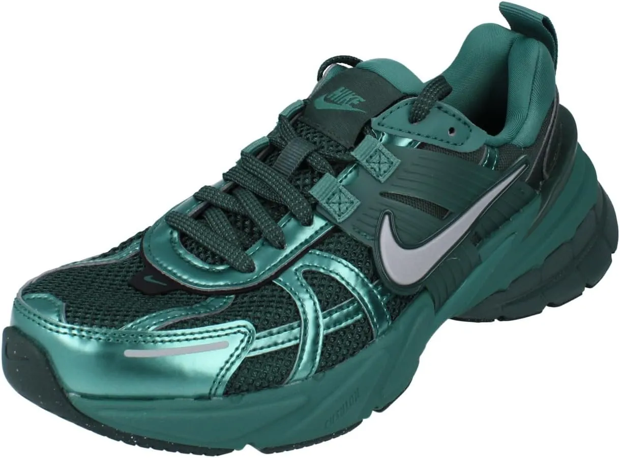 Nike V2K Run Shoes (HF5050-361, Bicoastal/Vintage Green/Metallic Silver) Size 8